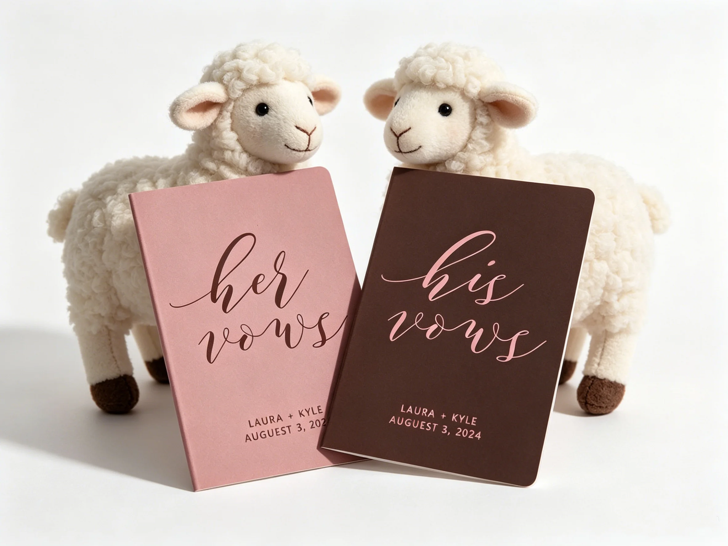 Customizable His & Her Vow Books Set of 2 Personalized Wedding Ceremony Keepsake with Color Options
Customizable His & Her Vow Books Set of 2 Personalized Wedding Ceremony Keepsake with Color Options