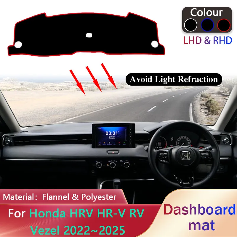 Car Dashboard Cover Pad for Honda HRV HR-V RV Vezel 2022~2025 2023 Liner Anti-Slip Mat Sunshade Dashmat Carpet Rug Accessories
Car Dashboard Cover Pad for Honda HRV HR-V RV Vezel 2022~2025 2023 Liner Anti-Slip Mat Sunshade Dashmat Carpet Rug Accessories