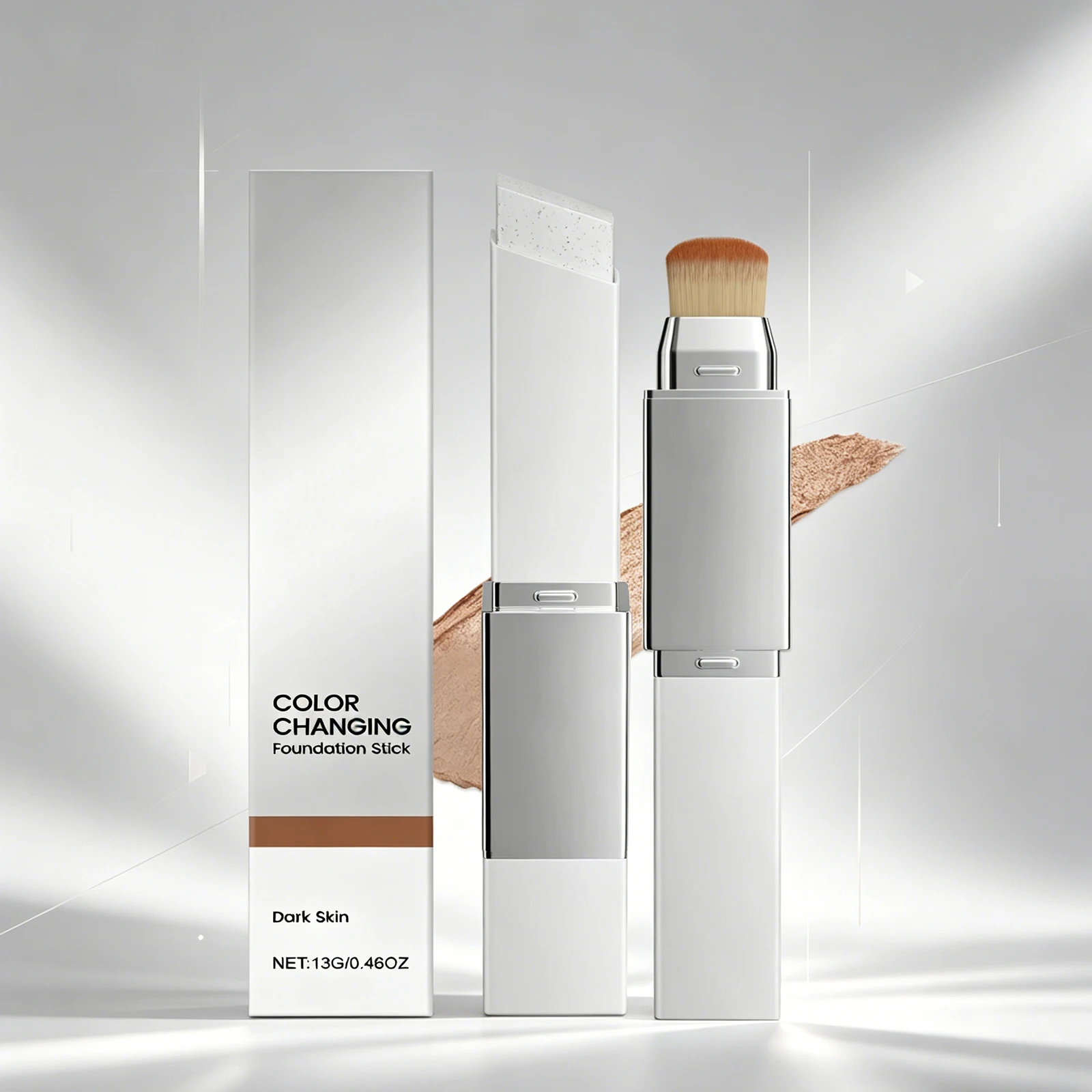 AMZ 13g dark skin 2-in-1 Discoloring Foundation Stick is Naturally Moisturizing, Refreshing, Light, Non-Greasy Foundation Stick
AMZ 13g dark skin 2-in-1 Discoloring Foundation Stick is Naturally Moisturizing, Refreshing, Light, Non-Greasy Foundation Stick