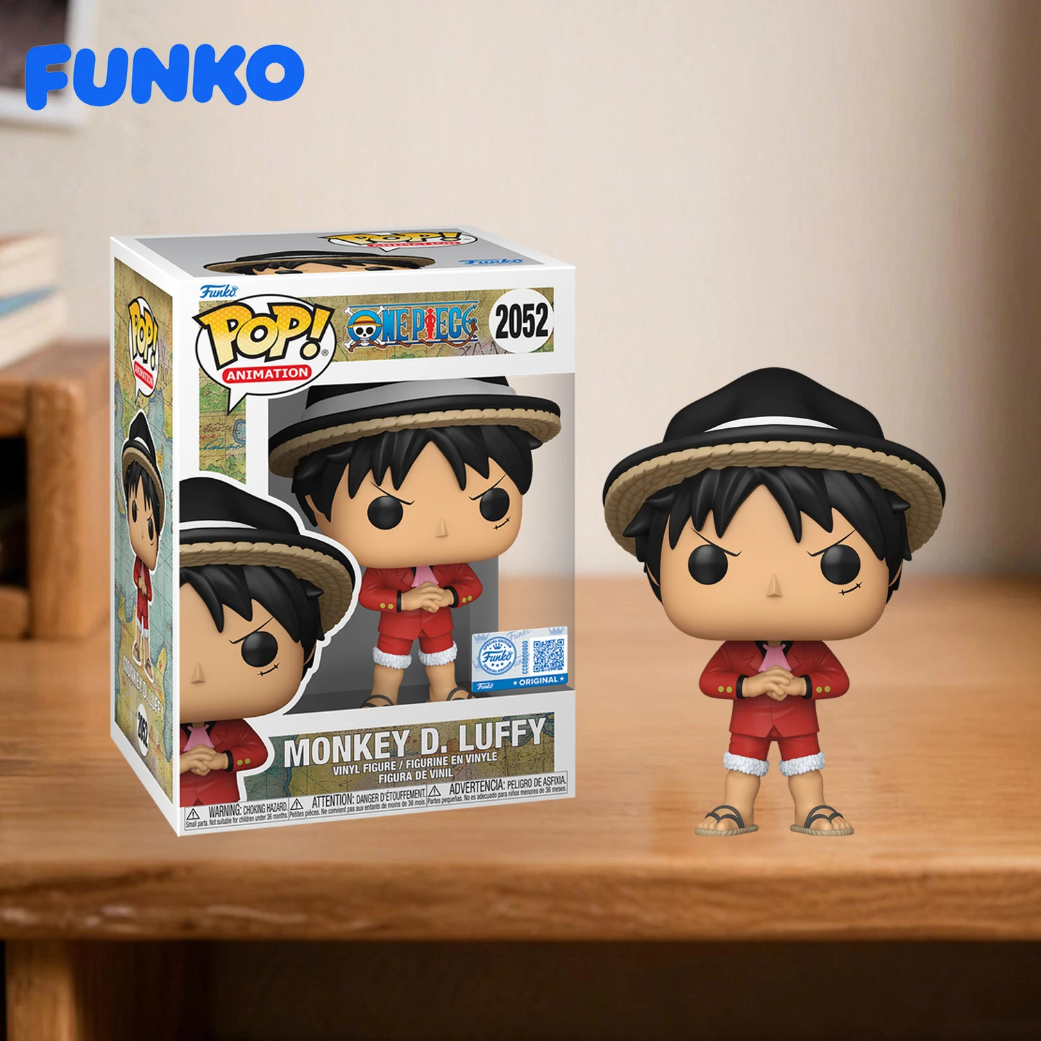 Funko Pop! Animation: One Piece - Monkey D. Luffy (Whole Cake Island Arc), 1 Collectible Vinyl Figure.
Funko Pop! Animation: One Piece - Monkey D. Luffy (Whole Cake Island Arc), 1 Collectible Vinyl Figure.
