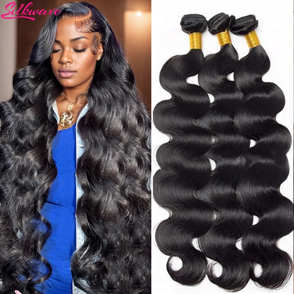 Silkwave Body Wave Bundles 1/3/4 Natural Color 100% Virgin Human Hair Extension Weave Brazilian Loose Deep Wave For Black Women
Silkwave Body Wave Bundles 1/3/4 Natural Color 100% Virgin Human Hair Extension Weave Brazilian Loose Deep Wave For Black Women