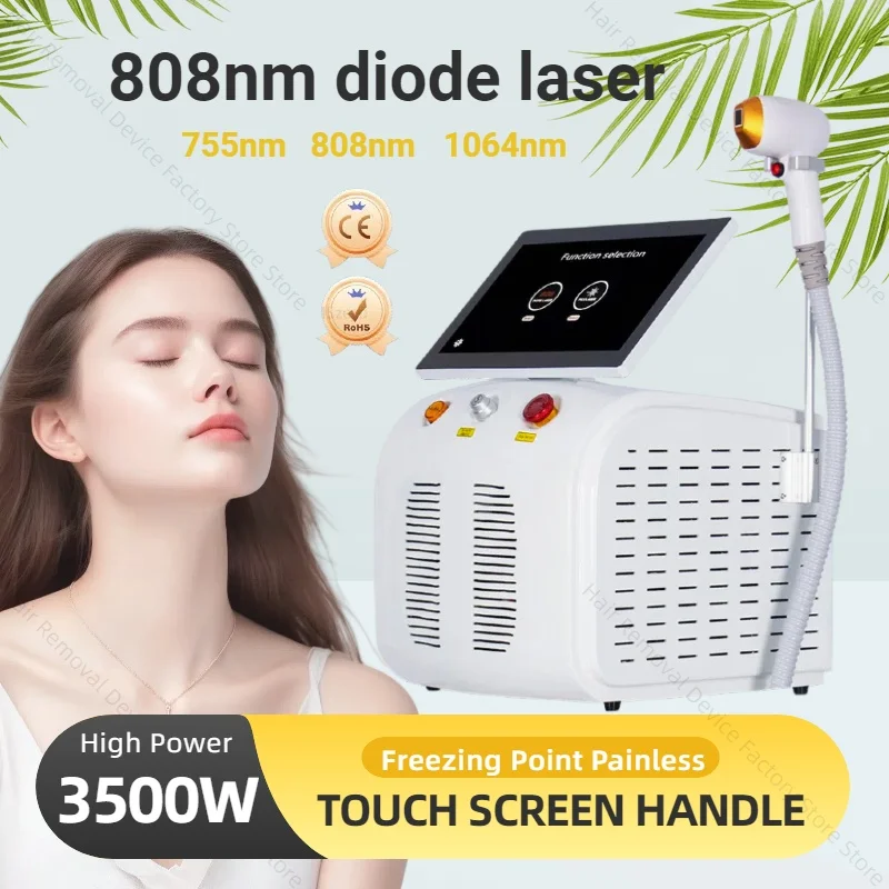 808NM Hair Removal Machine Professional 3500W High Power Triple Wavelength 755nm 808nm 1064nm Diode Laser Hair Removal Device
808NM Hair Removal Machine Professional 3500W High Power Triple Wavelength 755nm 808nm 1064nm Diode Laser Hair Removal Device
