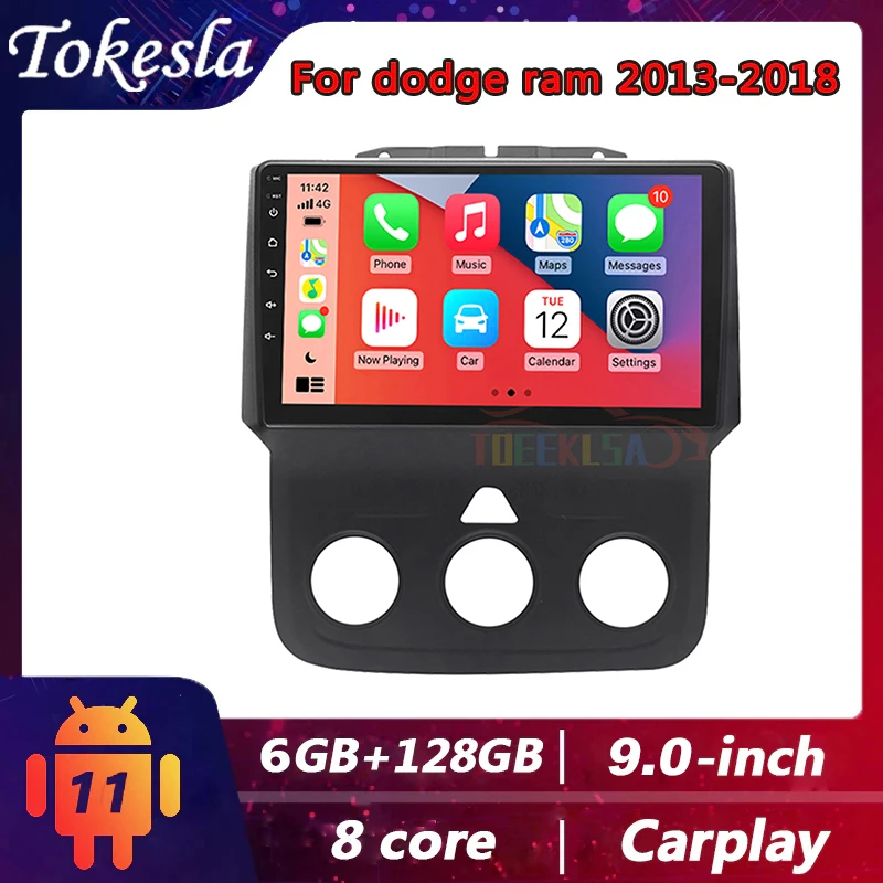 Автомагнитола Tokesla для Dodge RAM 1500 2013 - 2018 Android 11, мультимедийный DVD-плеер 2 Din Carplay, GPS-навигация, стерео приемник
Автомагнитола Tokesla для Dodge RAM 1500 2013 - 2018 Android 11, мультимедийный DVD-плеер 2 Din Carplay, GPS-навигация, стерео приемник