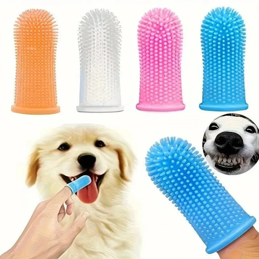 2pc Pet Finger Toothbrush, Tartar Prevention and Periodontal Care, Suitable for Teeth Cleaning of Cats and Dogs
2pc Pet Finger Toothbrush, Tartar Prevention and Periodontal Care, Suitable for Teeth Cleaning of Cats and Dogs