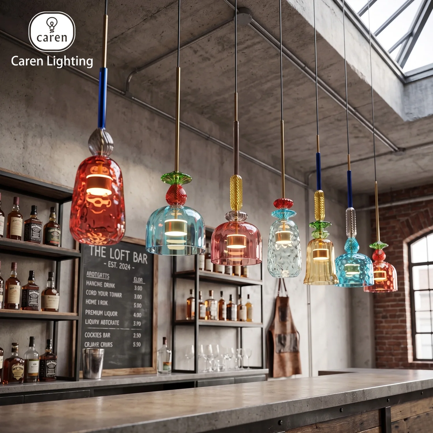 Caren Modern Art Candy Pendant Light Hand-Blown Colorful Glass Cure for Boring Ceilings Memphis Style Decor Bar Creative Island
Caren Modern Art Candy Pendant Light Hand-Blown Colorful Glass Cure for Boring Ceilings Memphis Style Decor Bar Creative Island