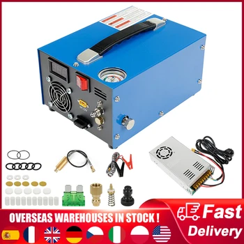 4500Psi 12V PCP Air Compressor 300bar High Pressure Pump Compressor Transformer Airgun Inflator Portable Car Tire Inflator Pump
