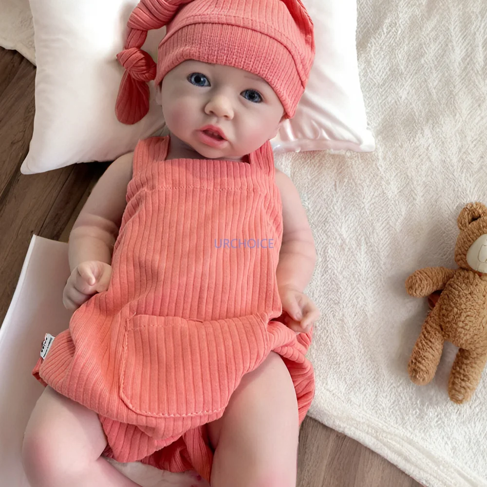 17 Inch Adorable Reborn Baby Doll Soft Flexible Handmade Painted Silicone Newborn Baby Girl For Kids Age 3+ Children Toys
17 Inch Adorable Reborn Baby Doll Soft Flexible Handmade Painted Silicone Newborn Baby Girl For Kids Age 3+ Children Toys