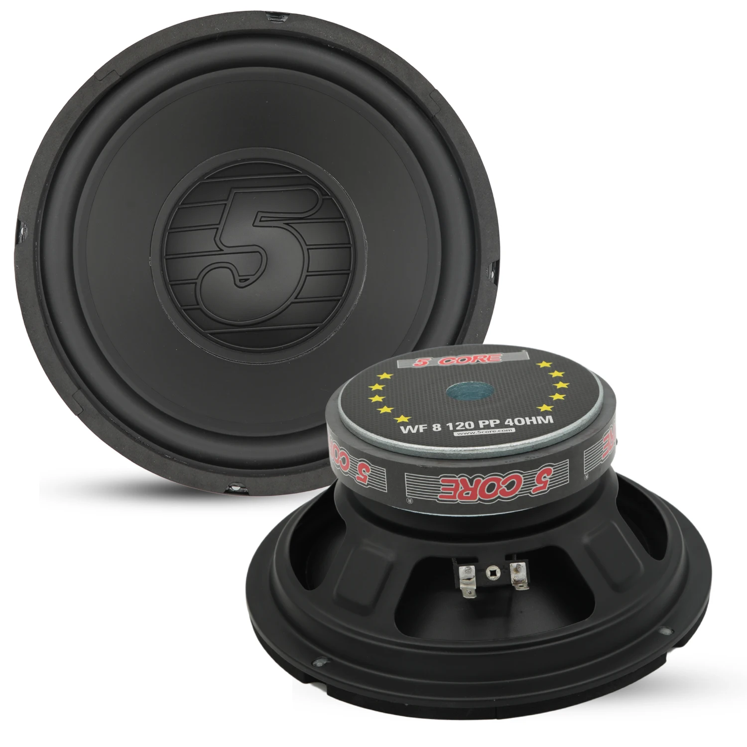 5 Core 8 Inch Woofer 200W Car Subwoofer 4Ohm Replacement Deep Sub w Poly Cone-WF 8 120 PP 4OHM
5 Core 8 Inch Woofer 200W Car Subwoofer 4Ohm Replacement Deep Sub w Poly Cone-WF 8 120 PP 4OHM