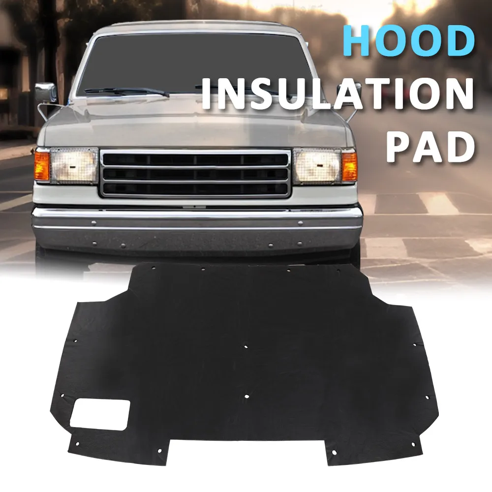 Front Hood Insulation Pad with Clips Fits 1987-91 Ford F-150 F250 F350 Bronco Panel Sound Heat Insulation Mat Black
Front Hood Insulation Pad with Clips Fits 1987-91 Ford F-150 F250 F350 Bronco Panel Sound Heat Insulation Mat Black