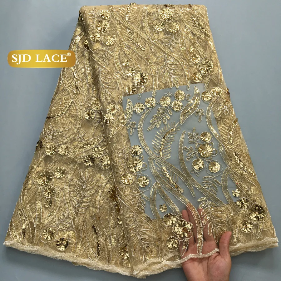 SJD LACE Nigerian Tulle Mesh Lace Fabric 5Yards 2026 High Quality French African Sequins Net Lace for Women Wedding Dresses 4677
SJD LACE Nigerian Tulle Mesh Lace Fabric 5Yards 2026 High Quality French African Sequins Net Lace for Women Wedding Dresses 4677