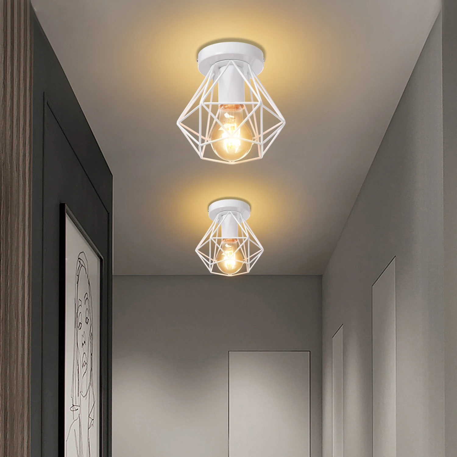 Современный железный потолочный светильник-люстра в индустриальном стиле, винтажный скандинавский декор для кухни, освещение для прихожей
Современный железный потолочный светильник-люстра в индустриальном стиле, винтажный скандинавский декор для кухни, освещение для прихожей