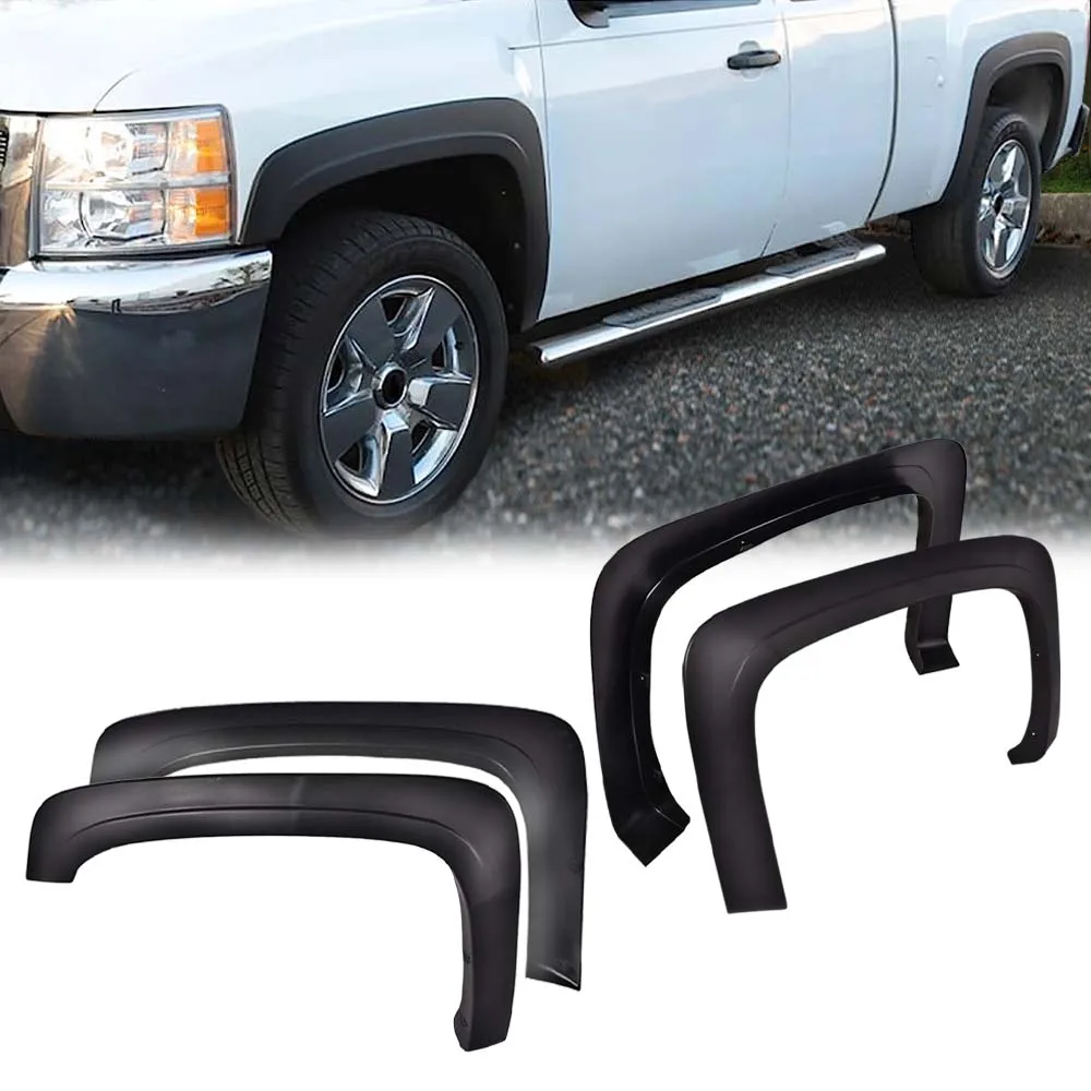 4Pcs Fender Flares Fit for 07-13 Chevy Silverado 1500/2500Hd/3500Hd Factory Style Textured Black Durable Sturdy Car Exterior
4Pcs Fender Flares Fit for 07-13 Chevy Silverado 1500/2500Hd/3500Hd Factory Style Textured Black Durable Sturdy Car Exterior