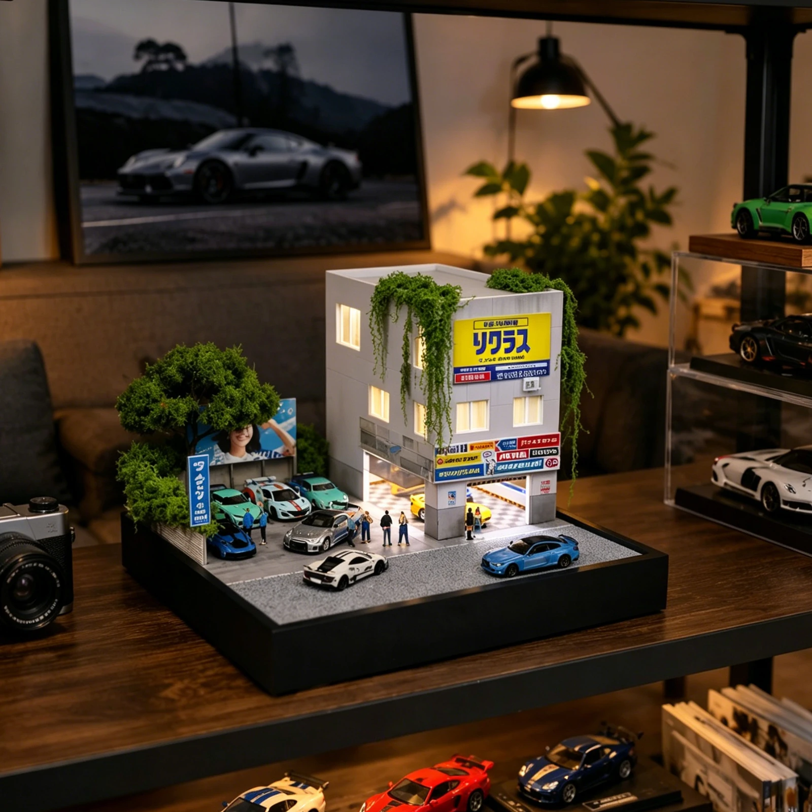 1/64 Car Garage Model Display Diorama Simulation Toy Parking Lots Model Collection Layout Parking Garage for Figures Sport Car
1/64 Car Garage Model Display Diorama Simulation Toy Parking Lots Model Collection Layout Parking Garage for Figures Sport Car