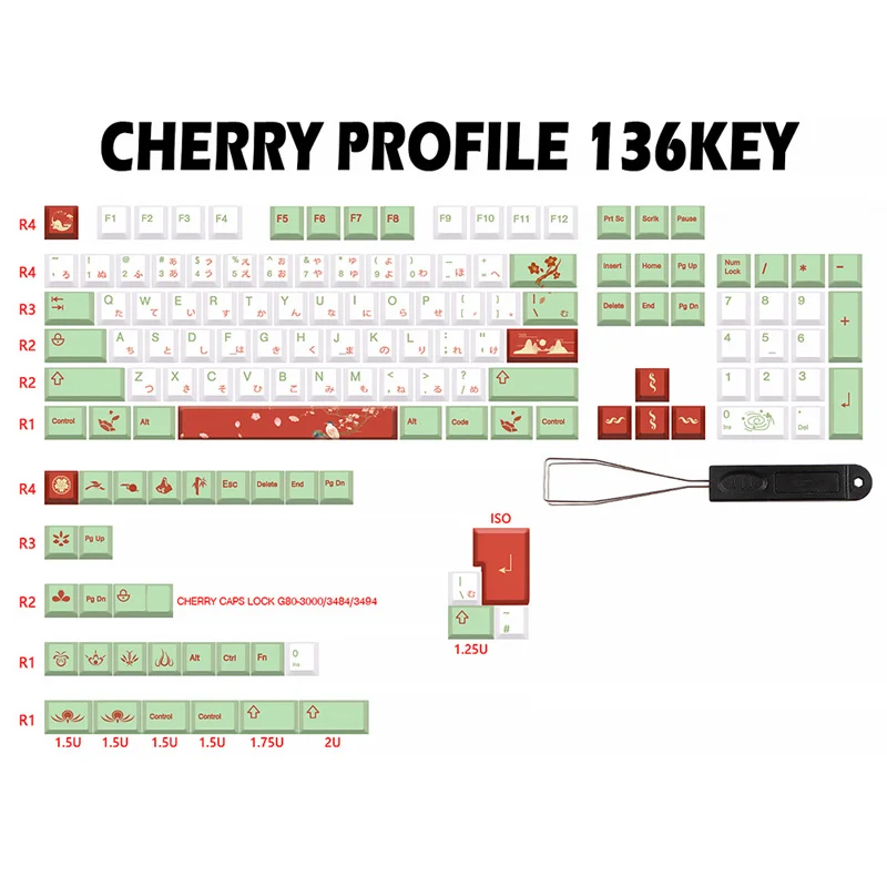 New Arrival PBT Dye Sublimation Cherry Profile Magpie Keycaps 136 Keys/Set Mx Switch Mechanical Keyboard 61 64 68 84 89
New Arrival PBT Dye Sublimation Cherry Profile Magpie Keycaps 136 Keys/Set Mx Switch Mechanical Keyboard 61 64 68 84 89