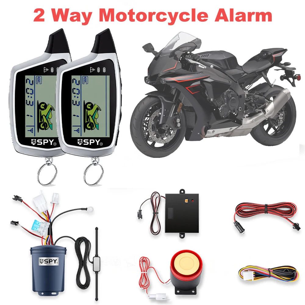 12V Multifunctional Motorcycle 2-Way Anti-theft Alarm With Engine Start and Automatic Defense Remote Control Key Security Alarm
12V Multifunctional Motorcycle 2-Way Anti-theft Alarm With Engine Start and Automatic Defense Remote Control Key Security Alarm