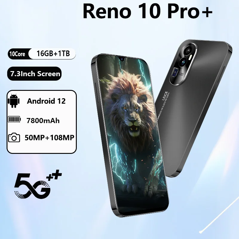 ГОРЯЧИЙ 2025 Reno10 Pro + 7,3HD Android13 Global Edition, оригинальный смарт-акумулятор с двумя картами, 7800 мАч
ГОРЯЧИЙ 2025 Reno10 Pro + 7,3HD Android13 Global Edition, оригинальный смарт-акумулятор с двумя картами, 7800 мАч