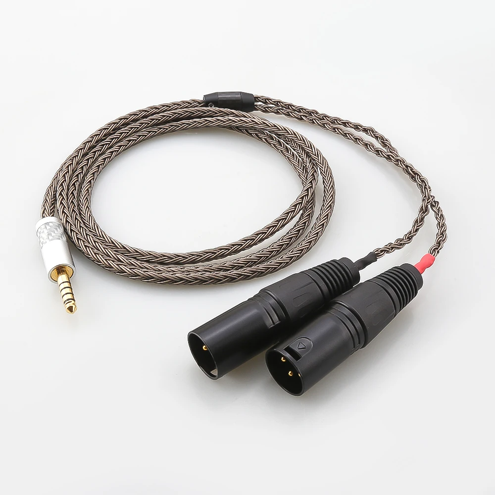 16 Core OCC Silver Plated 4.4mm 3.5mm/2.5mm/4-pin XLR to Dual 2x 3pin XLR Balanced Audio Adapter Cable Headphone Earphone Extens
16 Core OCC Silver Plated 4.4mm 3.5mm/2.5mm/4-pin XLR to Dual 2x 3pin XLR Balanced Audio Adapter Cable Headphone Earphone Extens