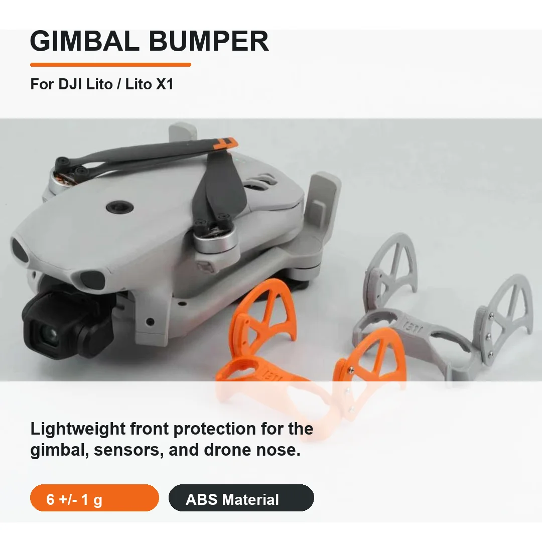Lito X1 Gimbal Bumper Protector for DJI, Carbon Fiber & ABS Shockproof Lens Cover, Anti-Collision LiDAR Protection
Lito X1 Gimbal Bumper Protector for DJI, Carbon Fiber & ABS Shockproof Lens Cover, Anti-Collision LiDAR Protection