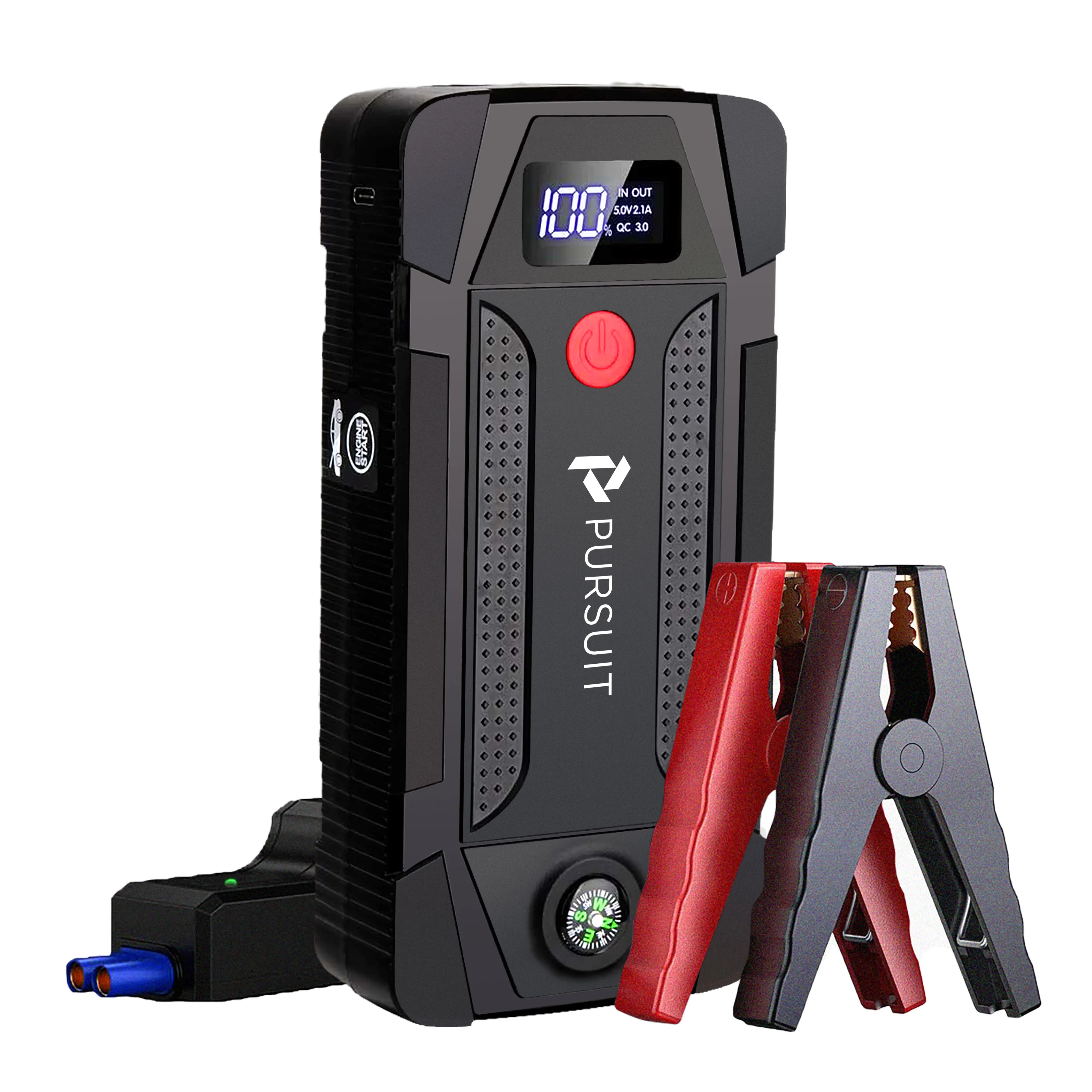 Portable UltraSafe Smart Jump Starter & Power Bank with Emergency Multimode Flash light for Cars with 4.0L Gasoline and 2.0L Die
Portable UltraSafe Smart Jump Starter & Power Bank with Emergency Multimode Flash light for Cars with 4.0L Gasoline and 2.0L Die