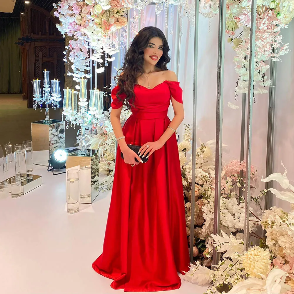 MsikoodsCustomized Red Satin Evening Dresses 2026 Off-Shoulder Wedding Party Dress A-line Birthday Dress Formal Gown
MsikoodsCustomized Red Satin Evening Dresses 2026 Off-Shoulder Wedding Party Dress A-line Birthday Dress Formal Gown