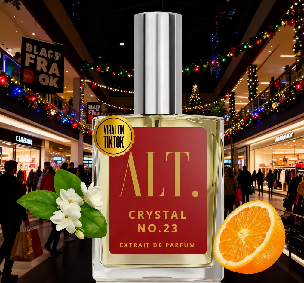 ALT. Fragrances Crystal No.23 Neutral perfume spray, wood flower fragrance, lasting fragrance, 60ml, suitable for any venue
ALT. Fragrances Crystal No.23 Neutral perfume spray, wood flower fragrance, lasting fragrance, 60ml, suitable for any venue