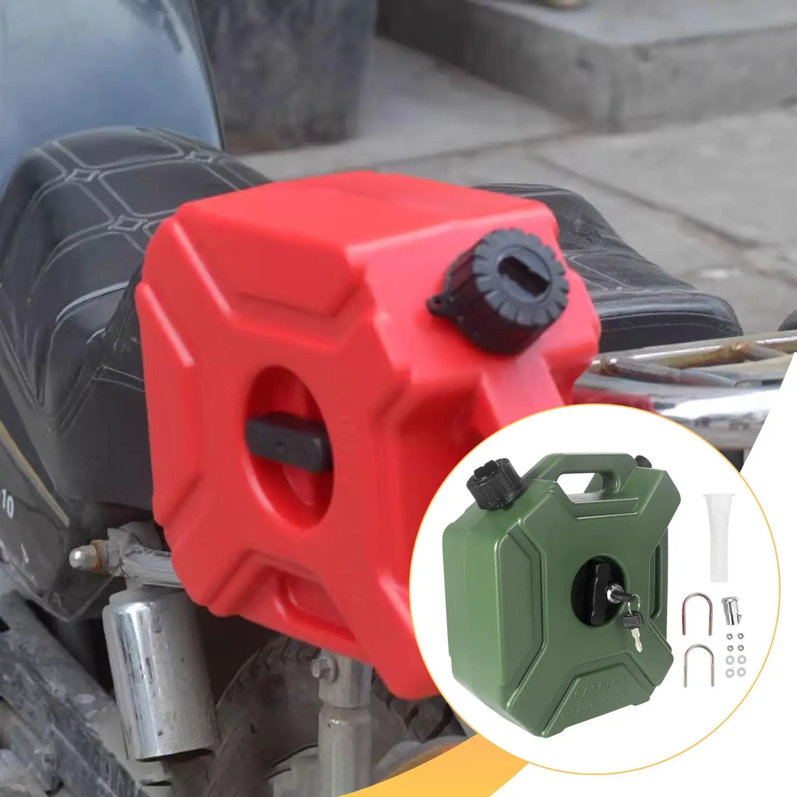 3L-5L Motorcycle Fuel Tank Container Petrol Oil Tank Sturdy Replacement Multifunctional with Handle For Car ATVs 5L Petrol Can
3L-5L Motorcycle Fuel Tank Container Petrol Oil Tank Sturdy Replacement Multifunctional with Handle For Car ATVs 5L Petrol Can