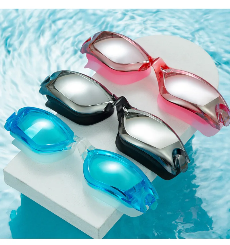 Summer swimming necessities, swimming goggles, plated waterproof anti-fog swimming glasses, fashionable
Summer swimming necessities, swimming goggles, plated waterproof anti-fog swimming glasses, fashionable