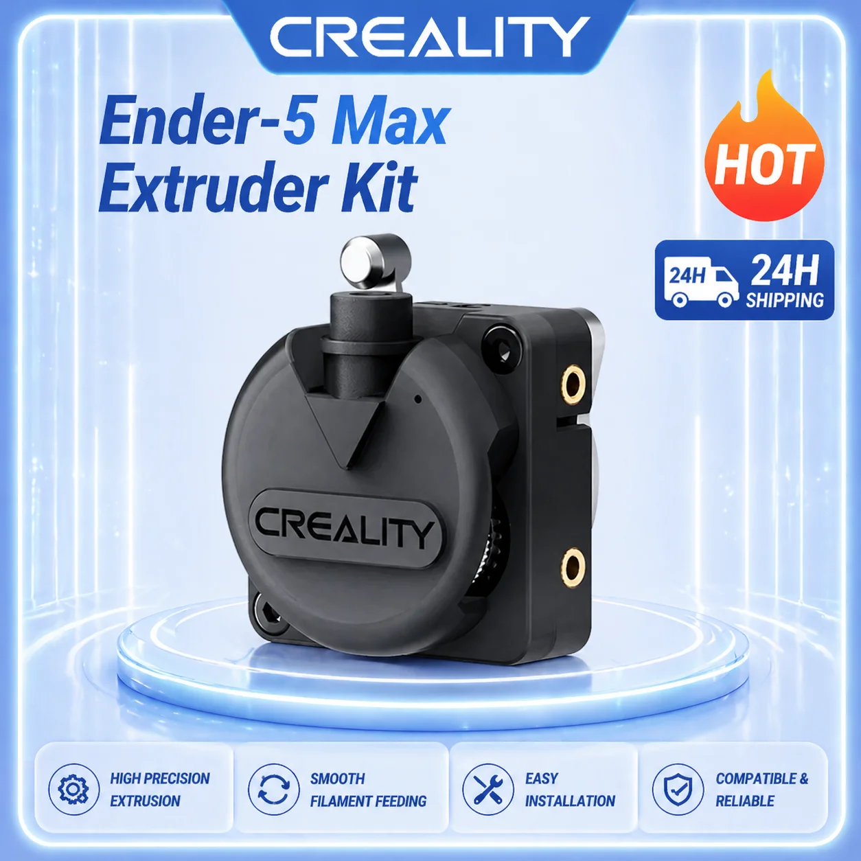 New Creality Original Extruder Kit for Ender-5 Max 6.25:1 Reduction Ratio Dual Gears for Smooth Feeding 3D Printer Parts
New Creality Original Extruder Kit for Ender-5 Max 6.25:1 Reduction Ratio Dual Gears for Smooth Feeding 3D Printer Parts