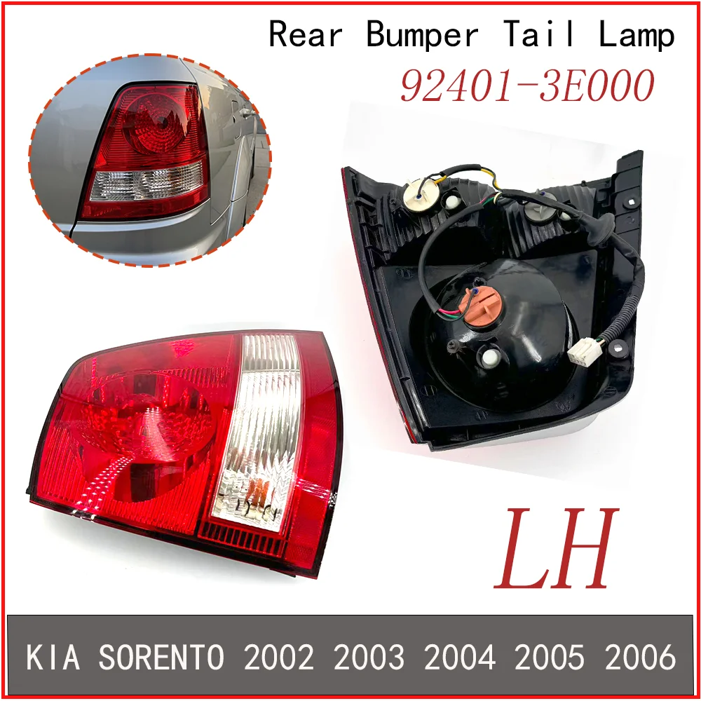 Rear Bumper Tail Lamp 92401-3E000 for KIA SORENTO 2002 2003 2004 2005 2006 Rear Turn SIgnal Light Brake Lamp Stop Lights Parking
Rear Bumper Tail Lamp 92401-3E000 for KIA SORENTO 2002 2003 2004 2005 2006 Rear Turn SIgnal Light Brake Lamp Stop Lights Parking