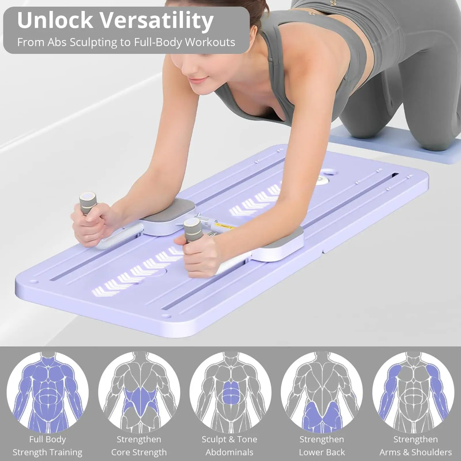 Fitness Abdominal Board Pilates Chest Muscle Exercise Equipment Automatic Return Portable Foldable Pushup System for Men Women
Fitness Abdominal Board Pilates Chest Muscle Exercise Equipment Automatic Return Portable Foldable Pushup System for Men Women