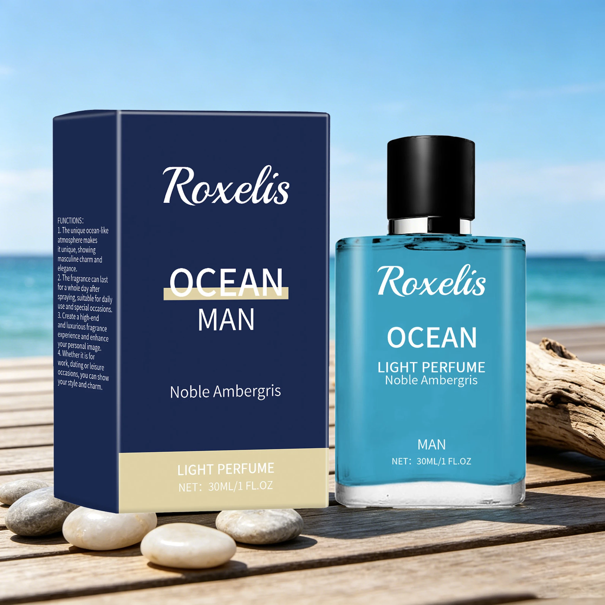 30ML Noble Ambergris Men Perfume Increase Charming Lasting Ocean Scent Improve Self Confidence Light Fragrance Men Perfume for Bussiness Dating
30ML Noble Ambergris Men Perfume Increase Charming Lasting Ocean Scent Improve Self Confidence Light Fragrance Men Perfume for Bussiness Dating