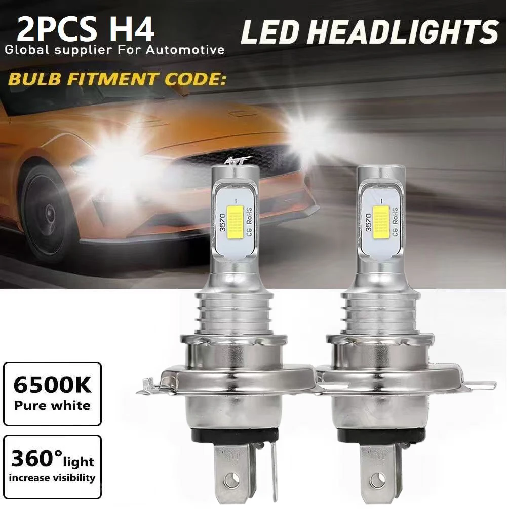 2pcs 9003 H4 3570 LED Headlight bulbs 6000K White 4300K Yellow 8000K Ice Blue Driving Light Bulbs DRL
2pcs 9003 H4 3570 LED Headlight bulbs 6000K White 4300K Yellow 8000K Ice Blue Driving Light Bulbs DRL
