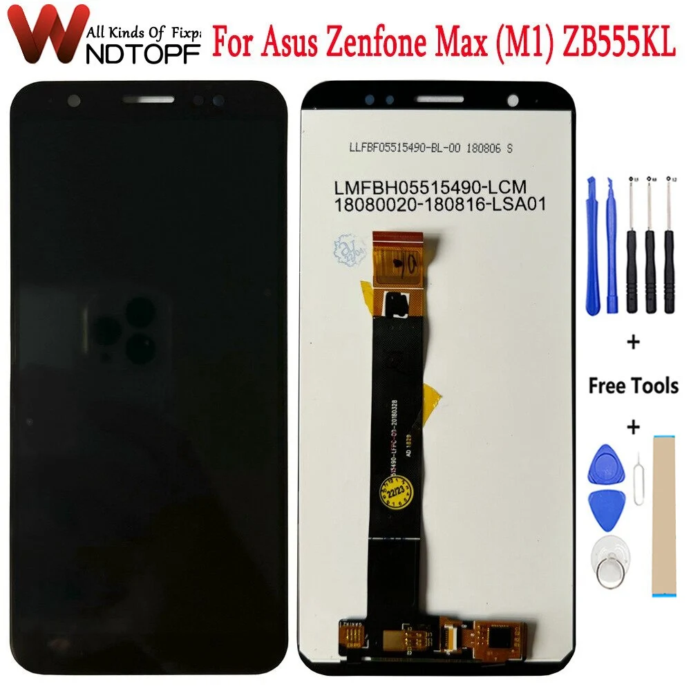 5.5" For ASUS Zenfone Max M1 ZB555KL LCD Display Touch Screen Digitizer Assembly Replacement Parts For Asus ZB555BL LCD Screen
5.5" For ASUS Zenfone Max M1 ZB555KL LCD Display Touch Screen Digitizer Assembly Replacement Parts For Asus ZB555BL LCD Screen