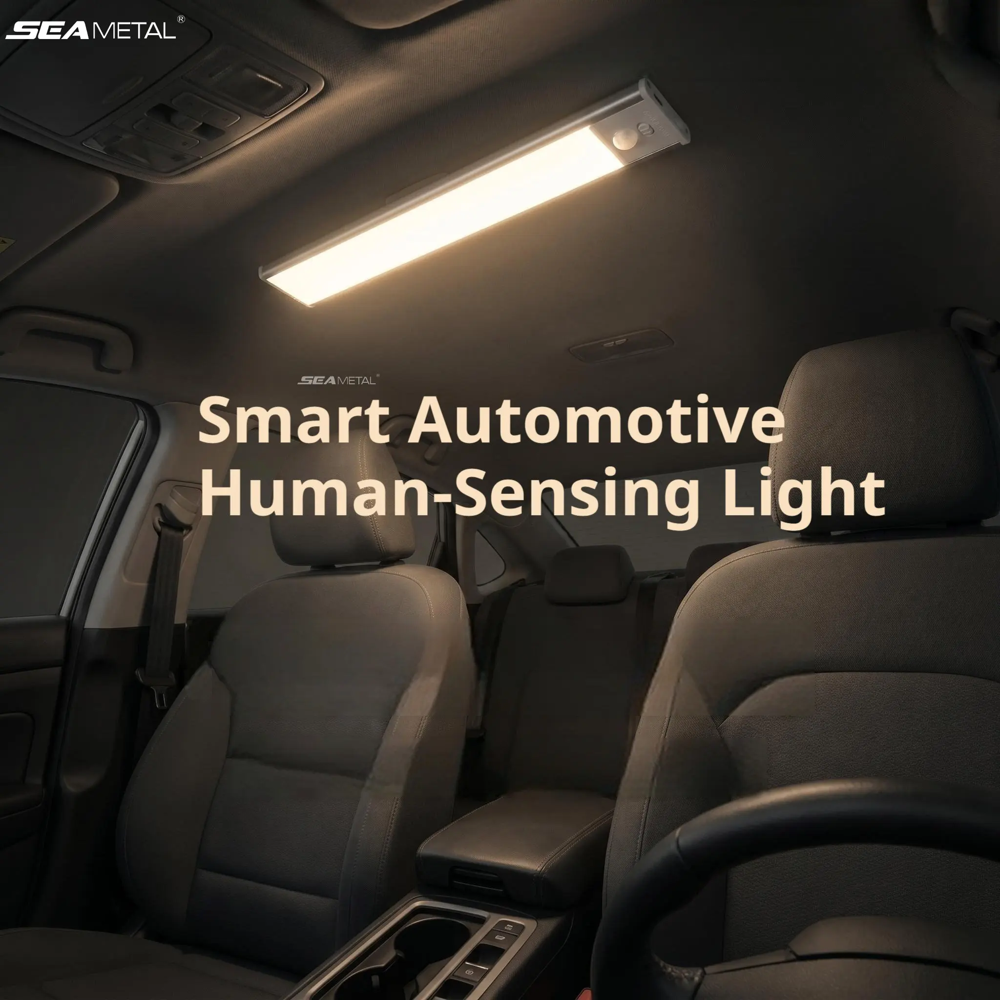 SEAMETAL Universal Trunk Car Sensor Light Wide-Area Detection Magnetic Installation No Wiring Ultra-Long Battery Life LED Light
SEAMETAL Universal Trunk Car Sensor Light Wide-Area Detection Magnetic Installation No Wiring Ultra-Long Battery Life LED Light