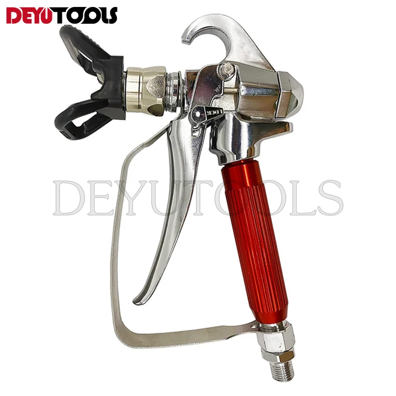 High pressure airless spray gun suitable for Wagner or Gurik spray guns with 517 nozzles
High pressure airless spray gun suitable for Wagner or Gurik spray guns with 517 nozzles