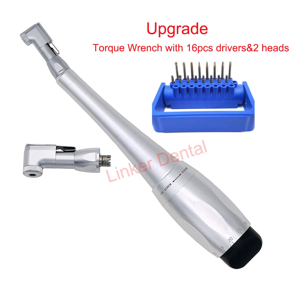 Adjustable Universal Implant Torque Wrench 5N-35N Drivers 2.35mm Latch Type Bits Contra Angle
Adjustable Universal Implant Torque Wrench 5N-35N Drivers 2.35mm Latch Type Bits Contra Angle