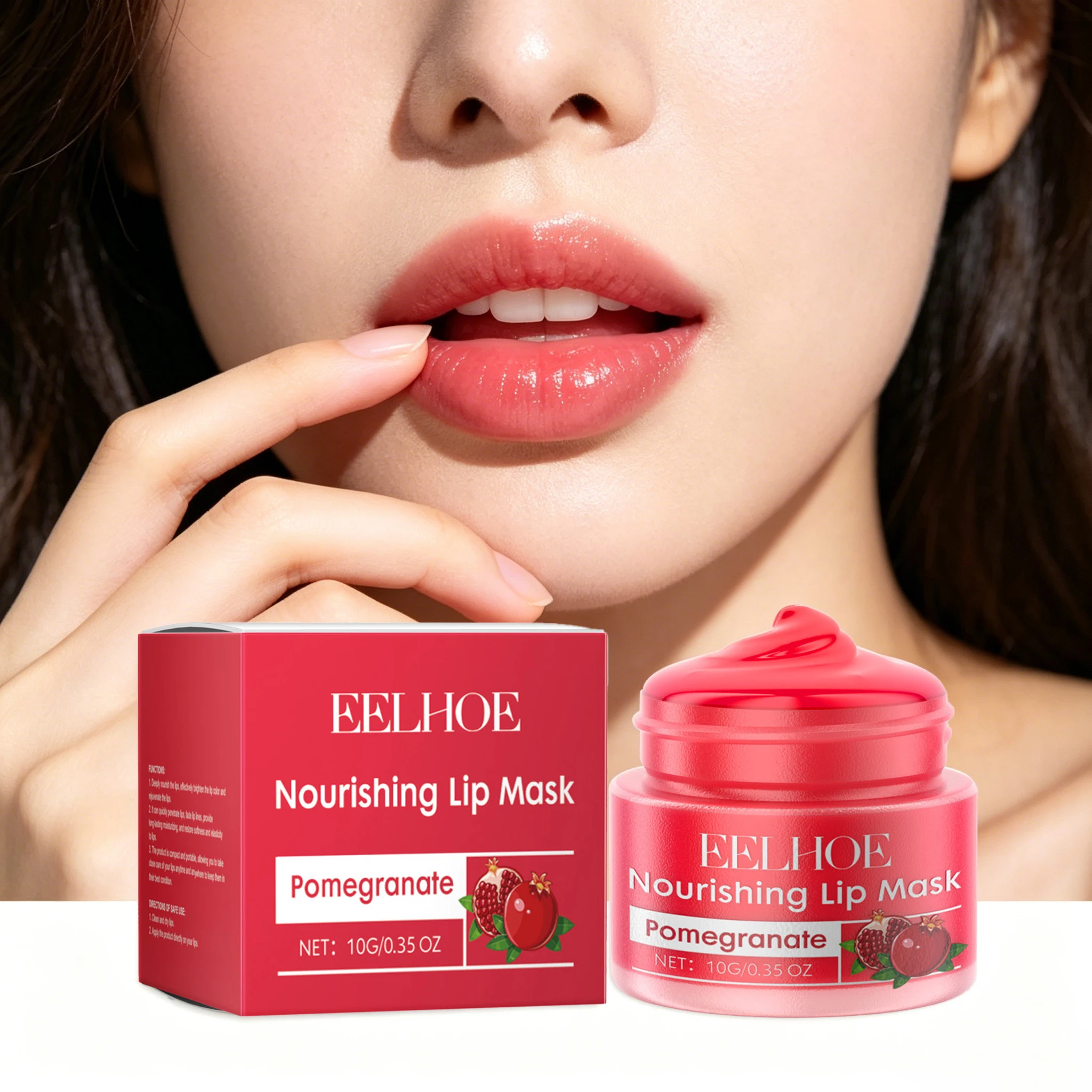 10G Pomegranate Lip Mask Deep Nourishing & Moisturizing Fade Lip Lines Remove Dead Skin Restoring Gloss Smoothing Non-greasy Softening Lip Mask
10G Pomegranate Lip Mask Deep Nourishing & Moisturizing Fade Lip Lines Remove Dead Skin Restoring Gloss Smoothing Non-greasy Softening Lip Mask