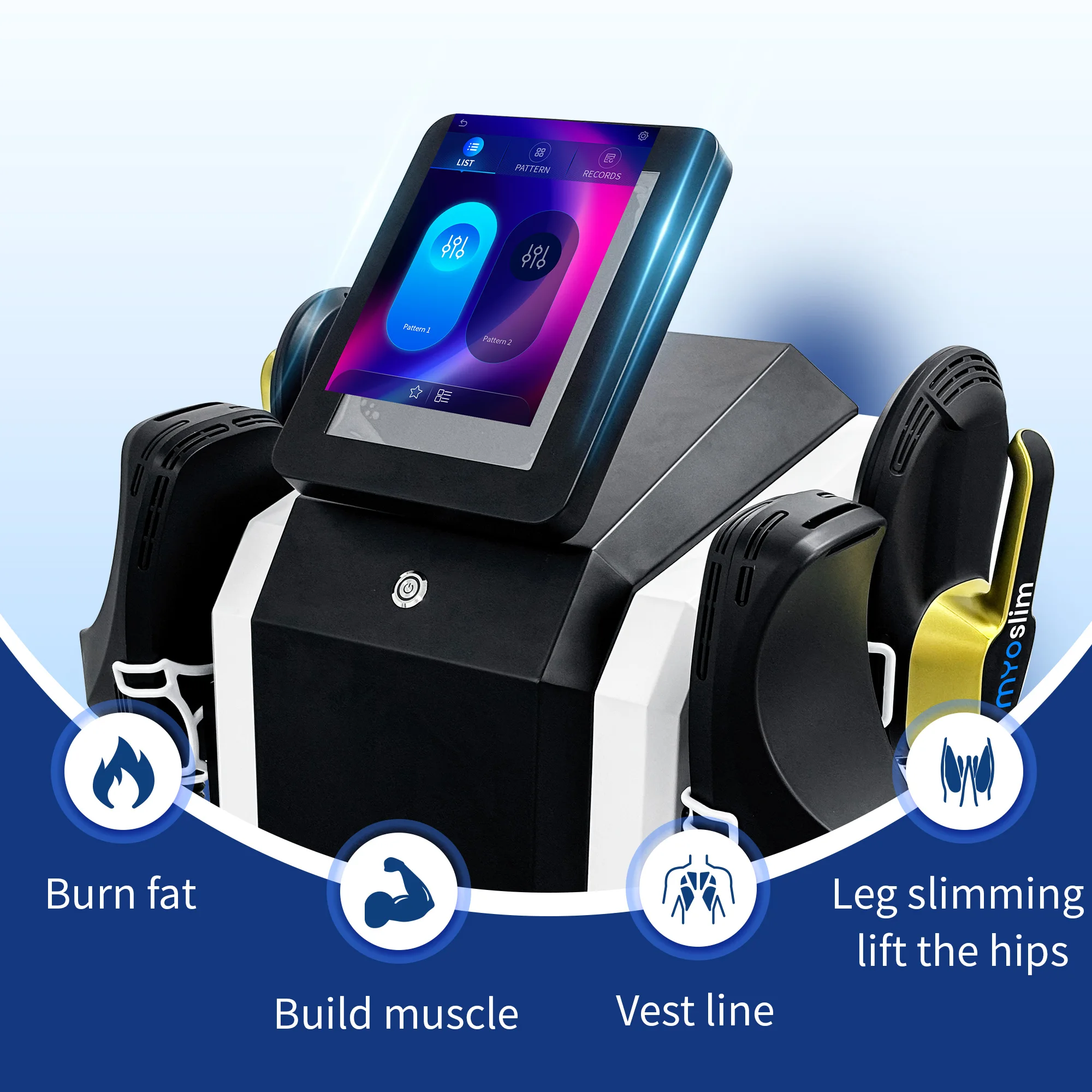 EMS RF 6500w Body Slimming Myoslim HI-EMS Fat Burning Muscle Body Sculpting Lost weight Electromagnetic Stimulate Therapy Machin
EMS RF 6500w Body Slimming Myoslim HI-EMS Fat Burning Muscle Body Sculpting Lost weight Electromagnetic Stimulate Therapy Machin