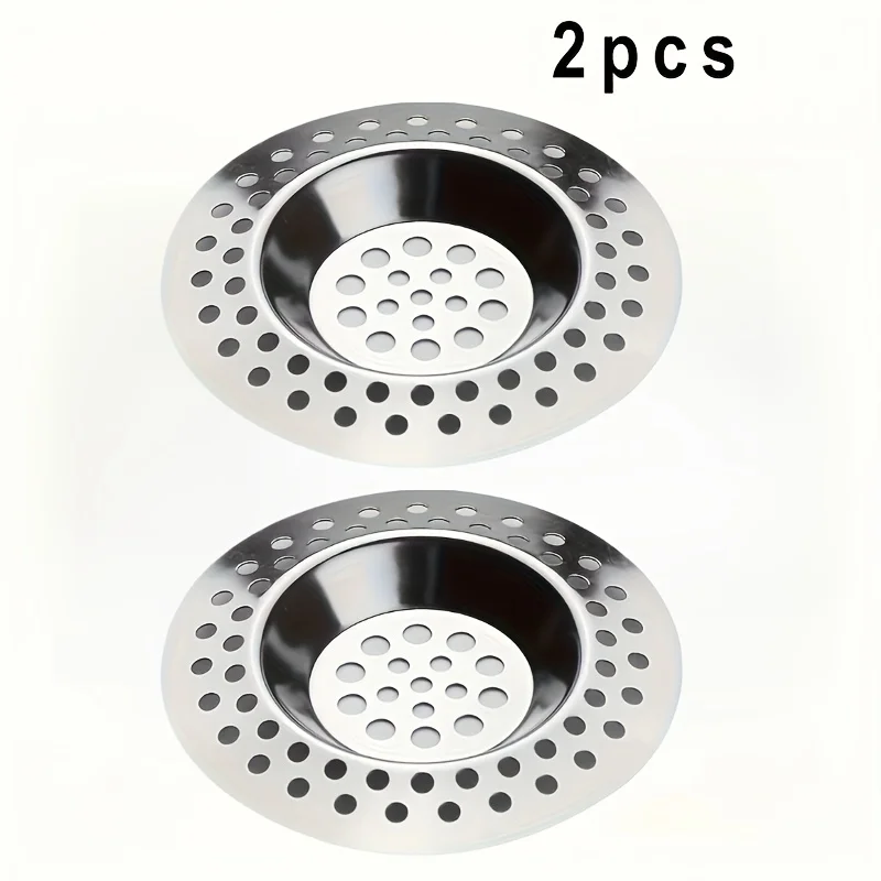 2pcs heavy-duty stainless steel sink filter plug drain protector, suitable for kitchen and bathroom sinks
2pcs heavy-duty stainless steel sink filter plug drain protector, suitable for kitchen and bathroom sinks