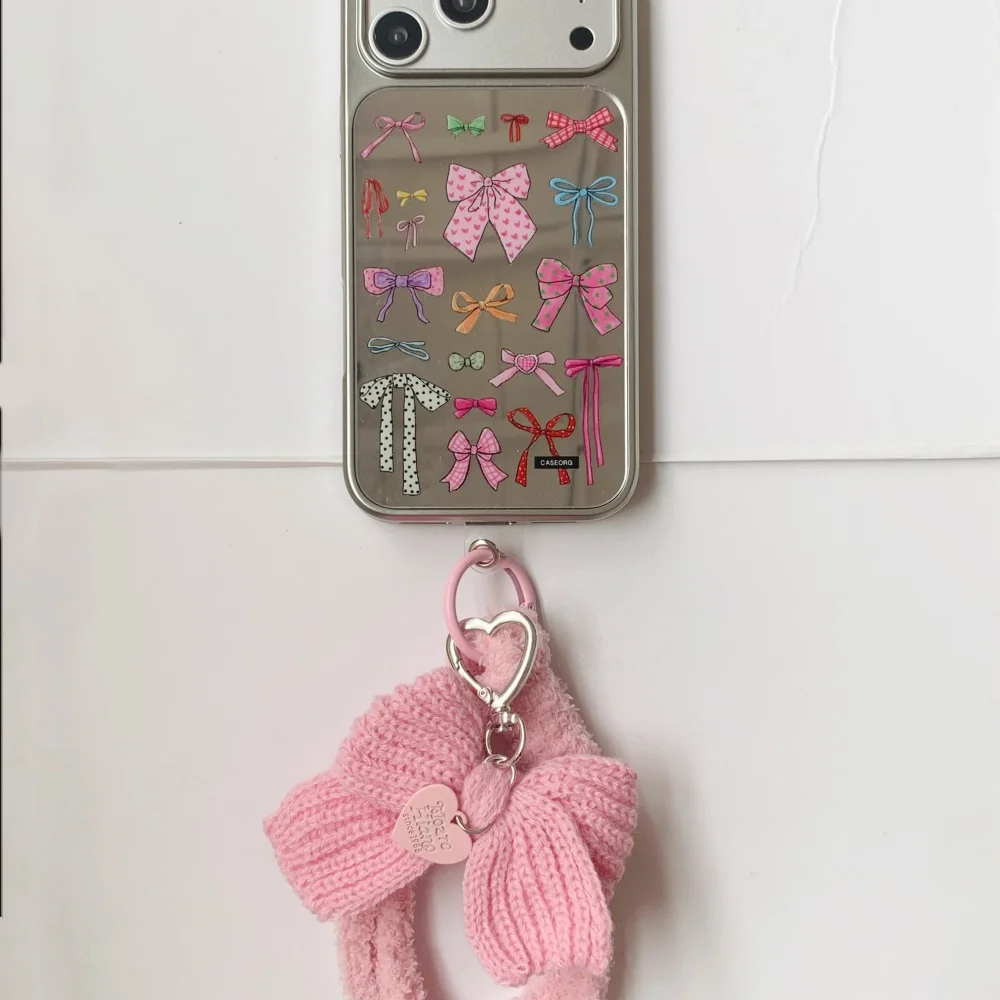 Sweet mirror bow phone case, suitable for iPhone 15 Pro/14/15/16/17 Pro Max, Fairy’s shock-proof and drop-proof protective case
Sweet mirror bow phone case, suitable for iPhone 15 Pro/14/15/16/17 Pro Max, Fairy’s shock-proof and drop-proof protective case