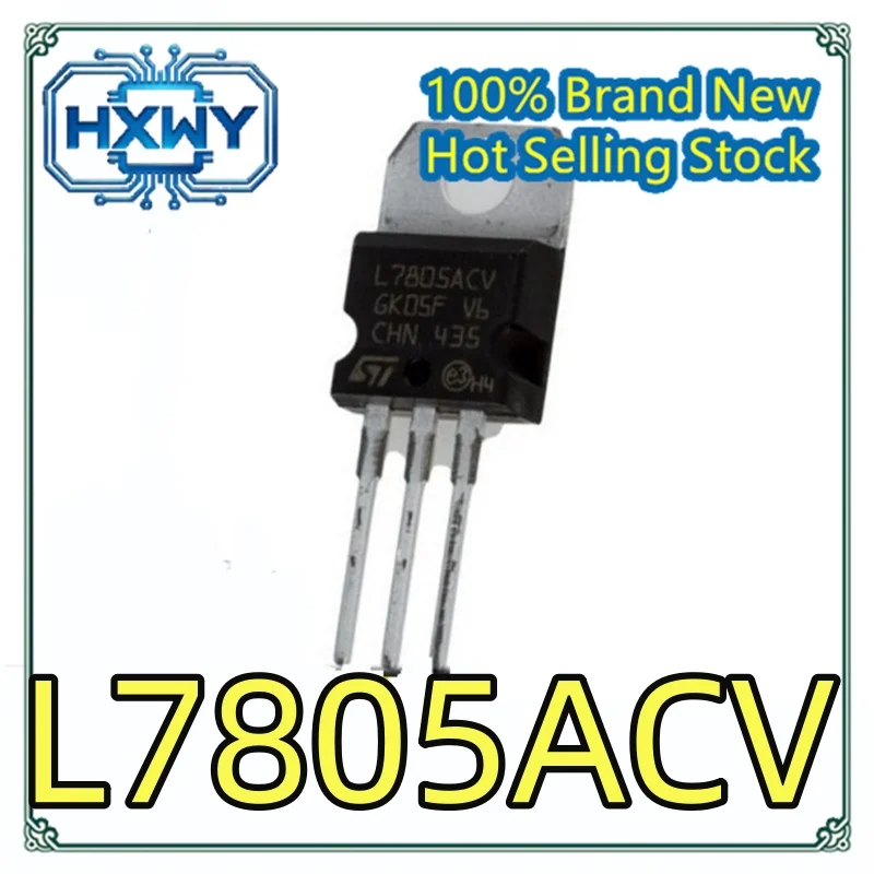 (5/50 pcs) L7805ACV-DG L7805ACV 7805 TO220 three terminal voltage regulator through hole transistor fast delivery
(5/50 pcs) L7805ACV-DG L7805ACV 7805 TO220 three terminal voltage regulator through hole transistor fast delivery
