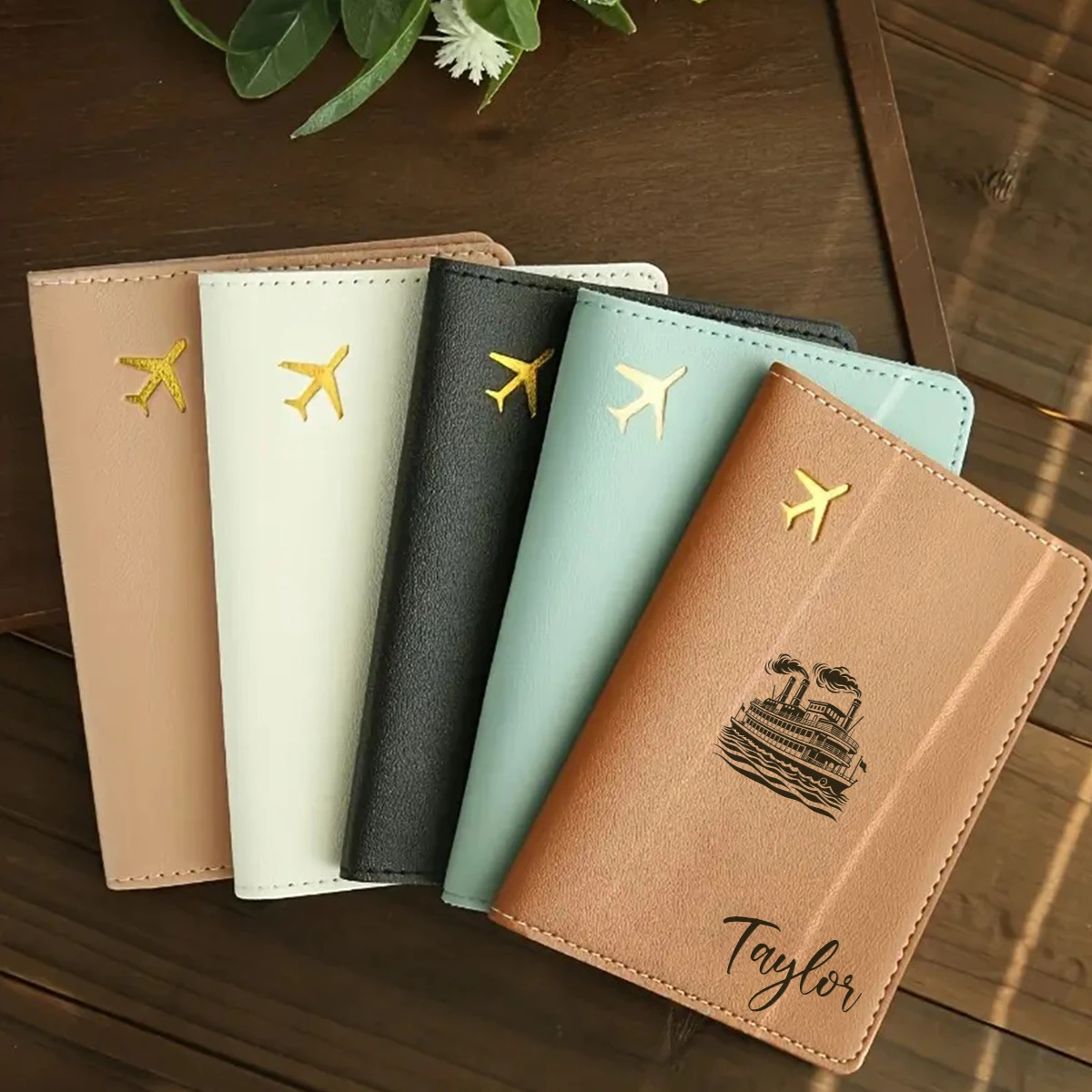 Personalized 2Pcs Custom Name Airplane Passport Cover & Luggage Tags, Custom Photo Travel Accessories For Vacation Gifts
Personalized 2Pcs Custom Name Airplane Passport Cover & Luggage Tags, Custom Photo Travel Accessories For Vacation Gifts