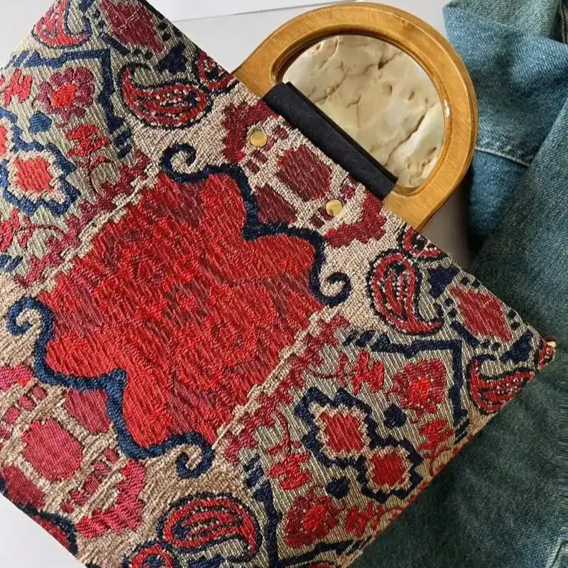 Lost in Vinatge Fresh Colors National Patterns Handbag and Wallet Set Handbags 32x22x8cm Handcrafted Largerly Enough
Lost in Vinatge Fresh Colors National Patterns Handbag and Wallet Set Handbags 32x22x8cm Handcrafted Largerly Enough