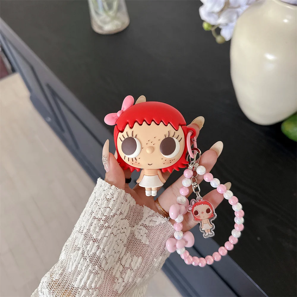 Kawaii 3D Cartoon Girl Headphone Case Silicone Shockproof Cover for Apple Airpods Pro 2 Pro 3 Airpods 4 Case with Chain Charm
Kawaii 3D Cartoon Girl Headphone Case Silicone Shockproof Cover for Apple Airpods Pro 2 Pro 3 Airpods 4 Case with Chain Charm