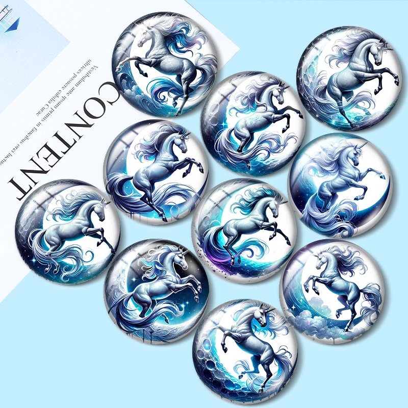 Himmlische Einhorn 10pcs 12mm/16mm/18mm/25mm/30mm Round Photo Glass Demo Flat Back Making findings 
Himmlische Einhorn 10pcs 12mm/16mm/18mm/25mm/30mm Round Photo Glass Demo Flat Back Making findings