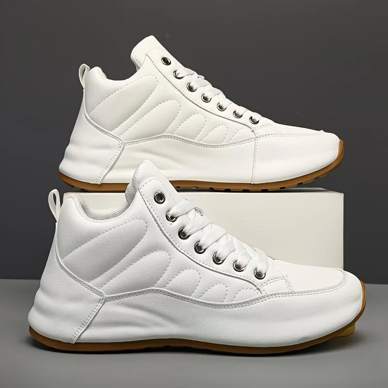 2026 New Men's White High-Top Casual Sneakers Sneakers Non-Slip Comfortable Walking Shoes for Men Daily Work Streetwear
2026 New Men's White High-Top Casual Sneakers Sneakers Non-Slip Comfortable Walking Shoes for Men Daily Work Streetwear