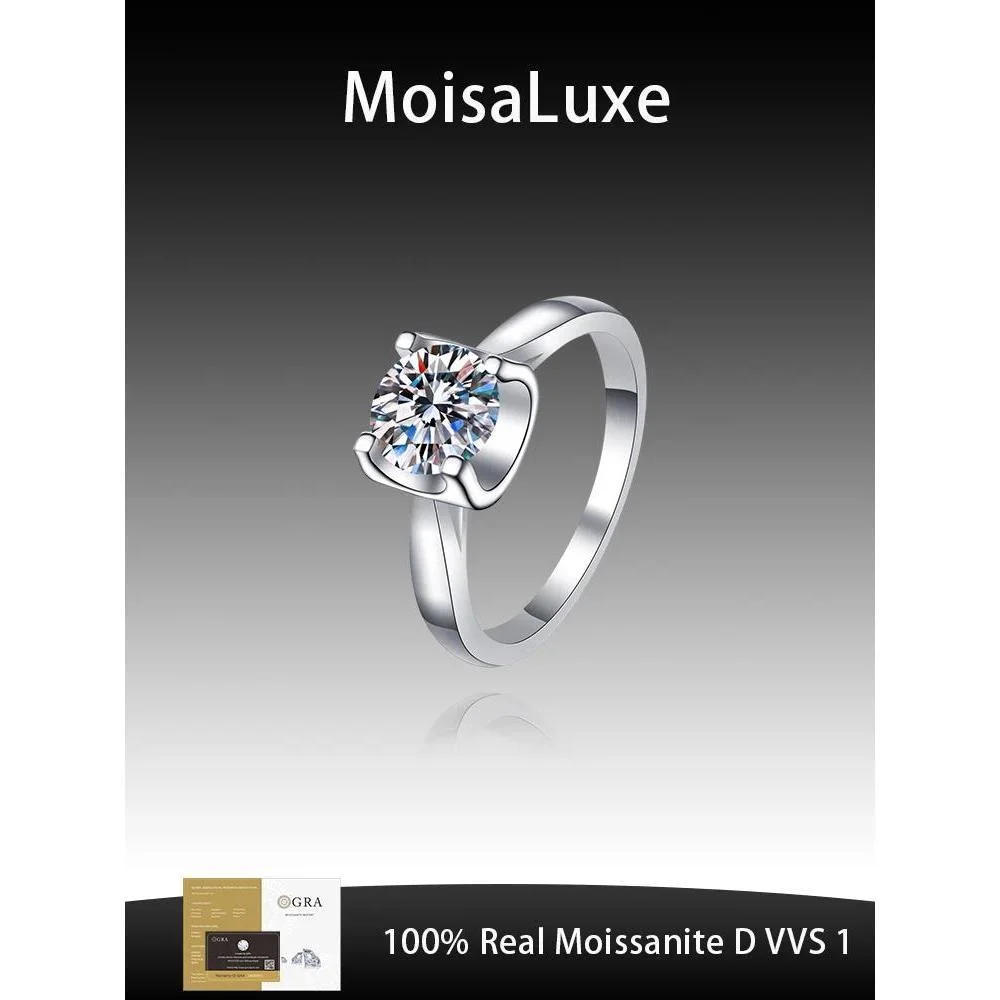 MoisaLuxe Official Store GRA Moissanite Plata Sterling 925 Silver Korean Version Classic Bull's Head Fashion Women Diamond Ring
MoisaLuxe Official Store GRA Moissanite Plata Sterling 925 Silver Korean Version Classic Bull's Head Fashion Women Diamond Ring