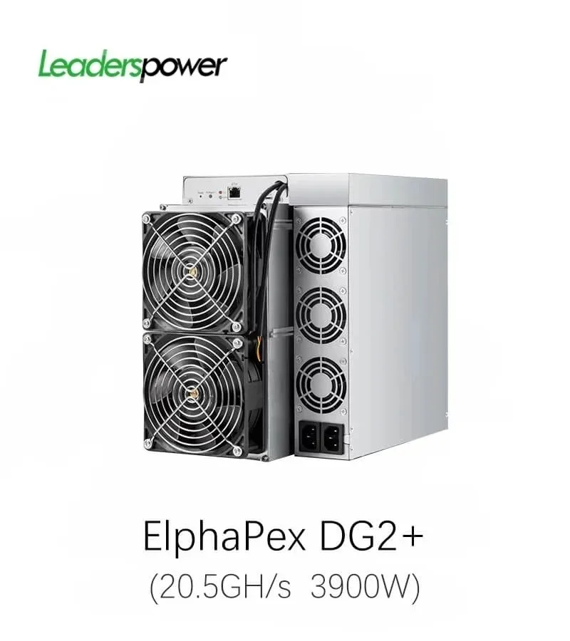 Трендовый новый Elphapex DG2+ 20,5 ГГц/с 3900 Вт Scrypt Miner Litecoin Dogecoin LTC Doge Crypto Mining Machine ASIC с блоком питания
Трендовый новый Elphapex DG2+ 20,5 ГГц/с 3900 Вт Scrypt Miner Litecoin Dogecoin LTC Doge Crypto Mining Machine ASIC с блоком питания