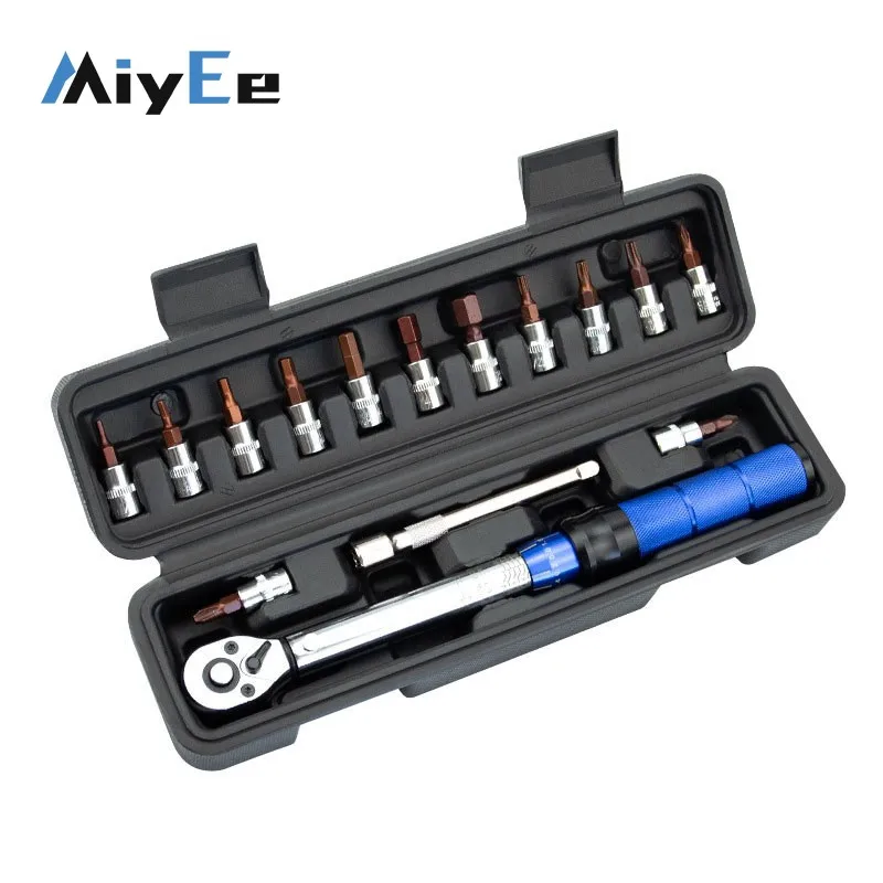15PCS 1/4" 2-24N.m Bicycle Preset Torque Wrench Set Mini Adjustable Ratchet Torque Wrench Set
15PCS 1/4" 2-24N.m Bicycle Preset Torque Wrench Set Mini Adjustable Ratchet Torque Wrench Set