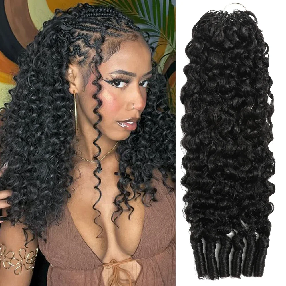 Burmese Curly Feathered Crochet Human Hair For Braiding Boho Braids Curly Human Hair Bundles Extensions Pre Separated Knotless Feather Deep Wave Hair
Burmese Curly Feathered Crochet Human Hair For Braiding Boho Braids Curly Human Hair Bundles Extensions Pre Separated Knotless Feather Deep Wave Hair